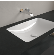 Раковина, Villeroy&Boch, Loop&Friends, шгв 615*380*180, отверстия для смесителя-отсутствуют, CeramicPlus, цвет-альпийский белый