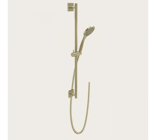 Душевой гарнитур, Gessi, Rilievo, 100, цвет-Brushed Brass PVD