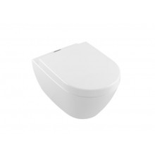 Унитаз, Villeroy&Boch, Subway 2.0, подвесной, шгв 370*560*365, CeramicPlus, антибактериальное покрытие AntiBac, цвет-альпийский белый