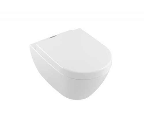 Унитаз, Villeroy&Boch, Subway 2.0, подвесной, шгв 370*560*365, CeramicPlus, антибактериальное покрытие AntiBac, цвет-альпийский белый