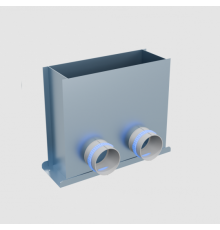 Пленум, Flexag FL-PFP-300x100/90x2, напольный, 300x100, на 2 выxода FLD