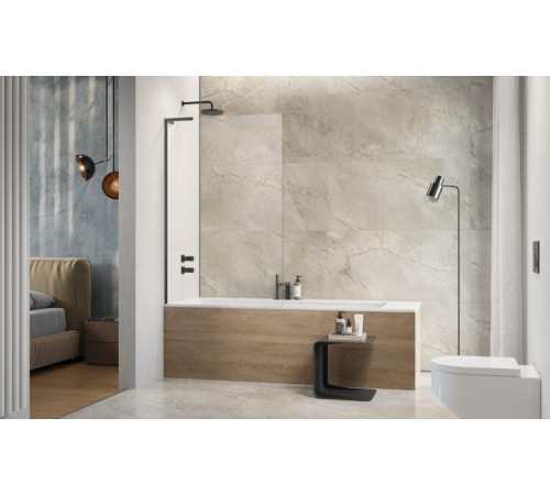 Шторка на ванну, Radaway, Modo SL PNJ II, шв 700*1500, петли-слева, цвет фурнитуры-GunMetal Brushed, цвет стекла-прозрачный, Easy Clean