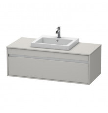 Тумба под раковину, Duravit, Ketho, шгв 1200*550*426, раковина-необходимо заказать, цвет-бетонно-серый матовый