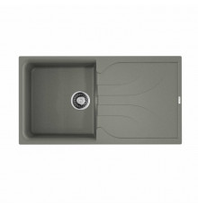 Мойка, OMOIKIRI, Yasugata, шгв 1000*500*210, отверстия для смесителя-2 промаркированных, цвет-leningrad grey
