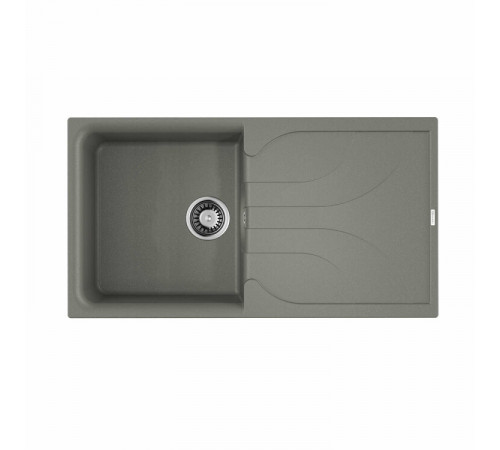 Мойка, OMOIKIRI, Yasugata, шгв 1000*500*210, отверстия для смесителя-2 промаркированных, цвет-leningrad grey
