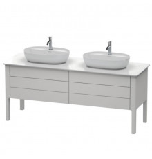 Тумба под раковину, Duravit, Luv, шгв 1733*570*743, раковина-необходимо заказать, цвет-скандинавский белый шелковисто-матовый