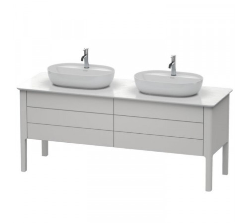 Тумба под раковину, Duravit, Luv, шгв 1733*570*743, раковина-необходимо заказать, цвет-скандинавский белый шелковисто-матовый