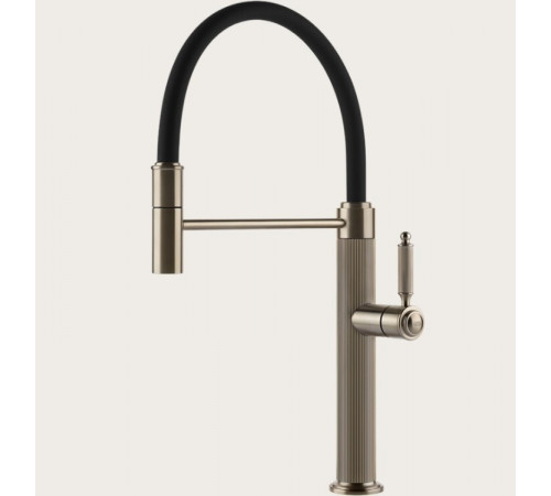 Смеситель для кухни, Gessi, VENTI20, цвет-Finox Brushed Nickel