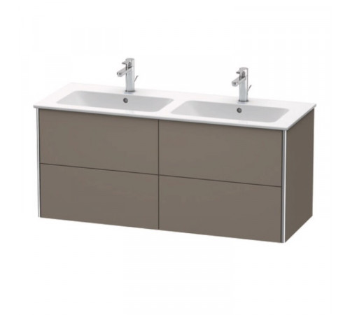 Тумба под раковину, Duravit, XSquare, шгв 1280*478*560, раковина-необходимо заказать, цвет-фланелево-серый шелковисто-матовый