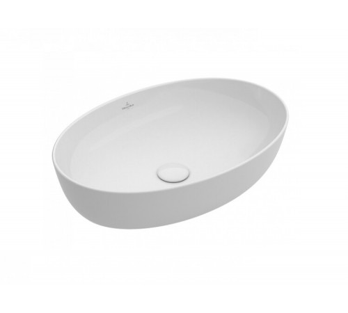 Раковина, Villeroy&Boch, Artis, шгв 610*410*150, CeramicPlus, цвет-камень белый (Stone White)