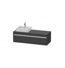 Тумба под раковину, Duravit, Ketho, шгв 1400*550*426, раковина-необходимо заказать, цвет-графит матовый