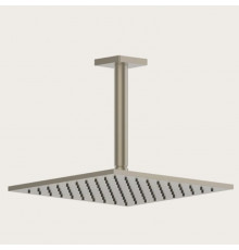 Верхний душ, Gessi, Rilievo, 250*250, цвет-Finox Brushed Nickel
