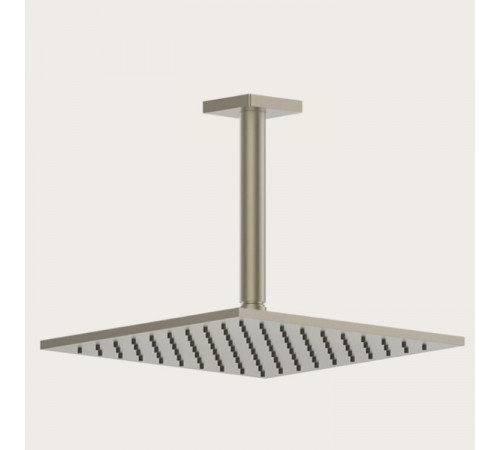 Верхний душ, Gessi, Rilievo, 250*250, цвет-Finox Brushed Nickel