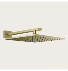 Верхний душ, Gessi, Rettangolo, 300*300, цвет-Brushed Brass PVD