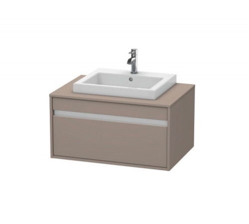 Тумба под раковину, Duravit, Ketho, шгв 800*550*426, раковина-необходимо заказать, цвет-базальт матовый