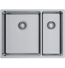 Мойка, Omoikiri, Tadzava Ultra, чаши-2, большая чаша-слева, шгв 580*440*200, отверстия для смесителя-отсутствуют, цвет-нержавеющая сталь