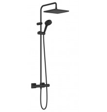 Душевая стойка, Hansgrohe, Vernis Shape, EcoSmart, цвет-черный матовый