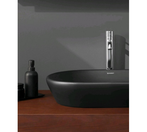 Раковина, Duravit, D-Neo, шгв 400*400*120, отверстия для смесителя-отсутствуют, цвет-антрацит матовый
