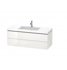 Тумба под раковину, Duravit, L-Cube, шгв 1200*480*500, раковина-в комплекте, цвет-белый глянцевый