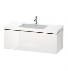Тумба под раковину, Duravit, L-Cube, шгв 1200*480*500, раковина-в комплекте, цвет-белый глянцевый