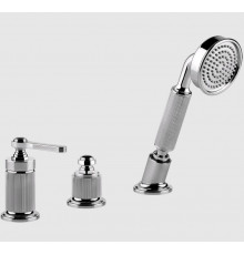 Смеситель для ванны и душа, Gessi, VENTI20, на 2 потребителя, цвет-хром