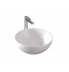 Раковина, Artceram, La Ciotola, шгв 460*460*200, отверстия для смесителя-отсутствуют, цвет-белый глянцевый