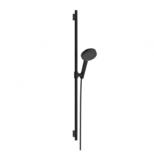 Душевой гарнитур, Hansgrohe, Raindance Alive, 125, цвет-черный матовый