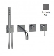 Смеситель для ванны и душа, Almar, Water Control Modular, цвет-Gun Metal Brushed PVD (Товар заказной, возврату не подлежит)