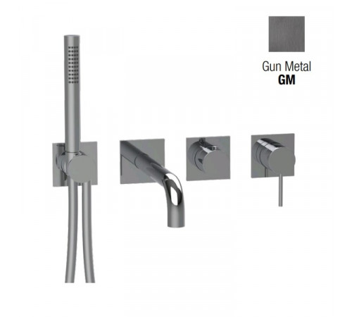 Смеситель для ванны и душа, Almar, Water Control Modular, цвет-Gun Metal Brushed PVD (Товар заказной, возврату не подлежит)