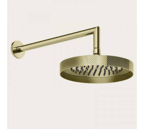Верхний душ, Gessi, Anello, Diamantao, 218*218, цвет-Brass PVD (старый арт. 63448/710)