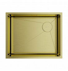 Мойка, OMOIKIRI, TAKI, шгв 540*440*200, отверстия для смесителя-отсутствуют, цвет-светлое золото