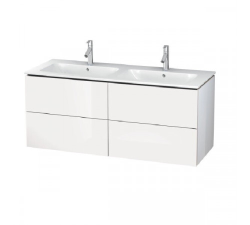 Тумба под раковину, Duravit, L-Cube, шгв 1290*481*550, раковина-необходимо заказать, цвет-белый глянцевый