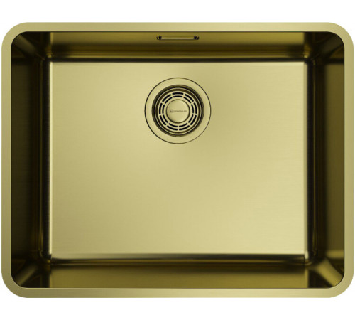 Мойка, Omoikiri, Omi, шгв 530*415*180, отверстия для смесителя-отсутствуют, цвет-золото светлое