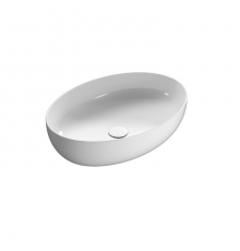 Раковина, Globo, Vanity Basins, шгв 600*420*160, отверстия для смесителя-отсутствуют, CERASLIDE, BATAFORM, цвет-белый