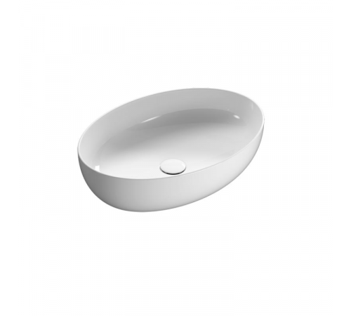 Раковина, Globo, Vanity Basins, шгв 600*420*160, отверстия для смесителя-отсутствуют, CERASLIDE, BATAFORM, цвет-белый