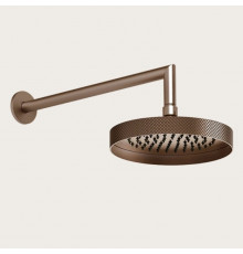 Верхний душ, Gessi, Anello, Diamantao, 218*218, цвет-Copper Brushed PVD