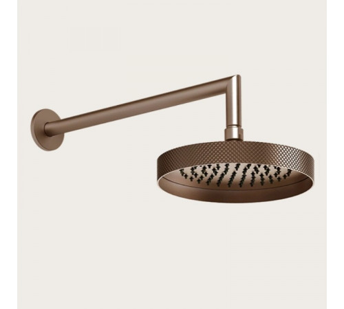 Верхний душ, Gessi, Anello, Diamantao, 218*218, цвет-Copper Brushed PVD