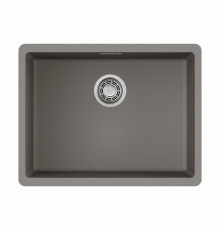 Мойка, OMOIKIRI, Kata, шгв 540*420*220, отверстия для смесителя-отсутствуют, цвет-Leningrad grey