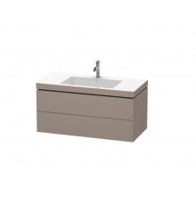 Тумба под раковину, Duravit, L-Cube, шгв 1000*480*500, раковина-в комплекте, цвет-базальт матовый