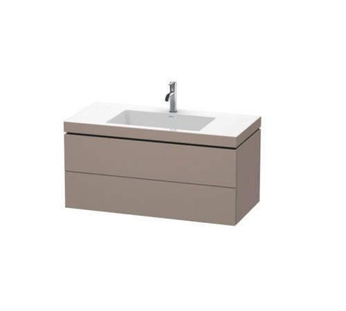 Тумба под раковину, Duravit, L-Cube, шгв 1000*480*500, раковина-в комплекте, цвет-базальт матовый
