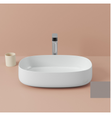 Раковина, Artceram, Cognac, шгв 550*350*145, отверстия для смесителя-отсутствуют, Saniglaze, цвет-Gravel matt (Товар заказной, возврату не подлежит)