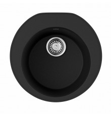Мойка, OMOIKIRI, Miya, шгв 505*490*230, отверстия для смесителя-3 промаркированных, цвет-чёрный