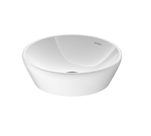 Раковина, Duravit, D-Neo, шгв 400*400*120, отверстия для смесителя-отсутствуют, цвет-белый глянцевый
