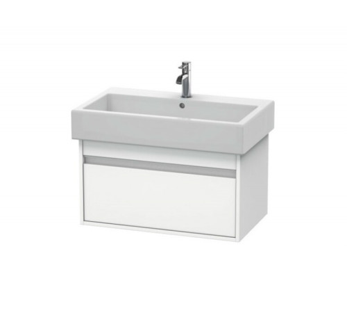 Тумба под раковину, Duravit, Ketho, шгв 750*440*410, раковина-необходимо заказать, цвет-белый матовый