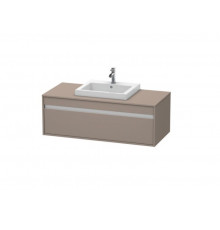 Тумба под раковину, Duravit, Ketho, шгв 1200*550*426, раковина-необходимо заказать, цвет-базальт матовый