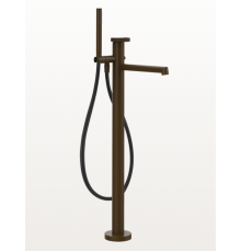 Смеситель для ванны и душа, Gessi, Anello, напольный, цвет-Dark Bronze