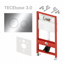 Инсталляция, TECE, TECEbase 3.0, для унитаза, шгв 500*230*1320, клавиша-TECEloop, цвет клавиши-хром