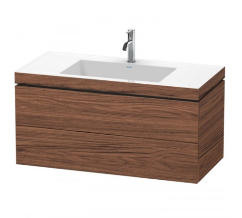 Тумба под раковину, Duravit, L-Cube, шгв 1000*480*500, раковина-в комплекте, цвет-орех темный