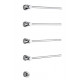 Полотенцесушитель, Margaroli, Sole, шгв 368*93*845, Box, цвет-Chrome Black