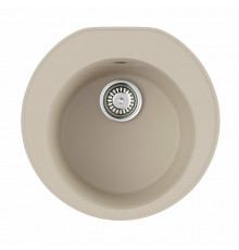 Мойка, OMOIKIRI, Miya, шгв 505*490*230, отверстия для смесителя-3 промаркированных, цвет-ваниль